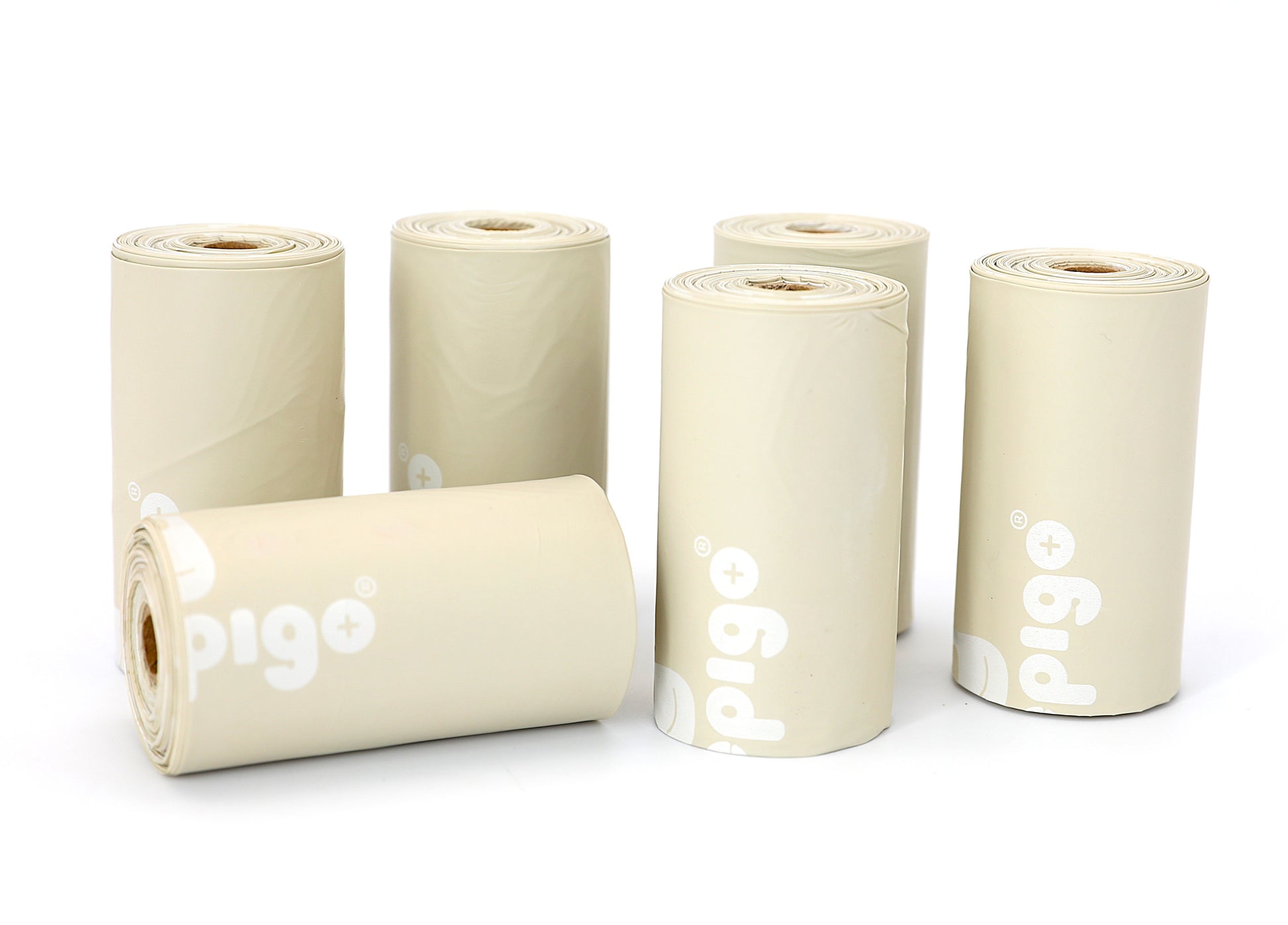 Compostable Disposable Diaper Bags Refills | 6 Rolls, 72 Leak-Proof, XL Biodegradable Baby Poop Bags | Eco-Friendly Diaper Trash Bags for Home, Travel, Pet Waste | Odor-Free