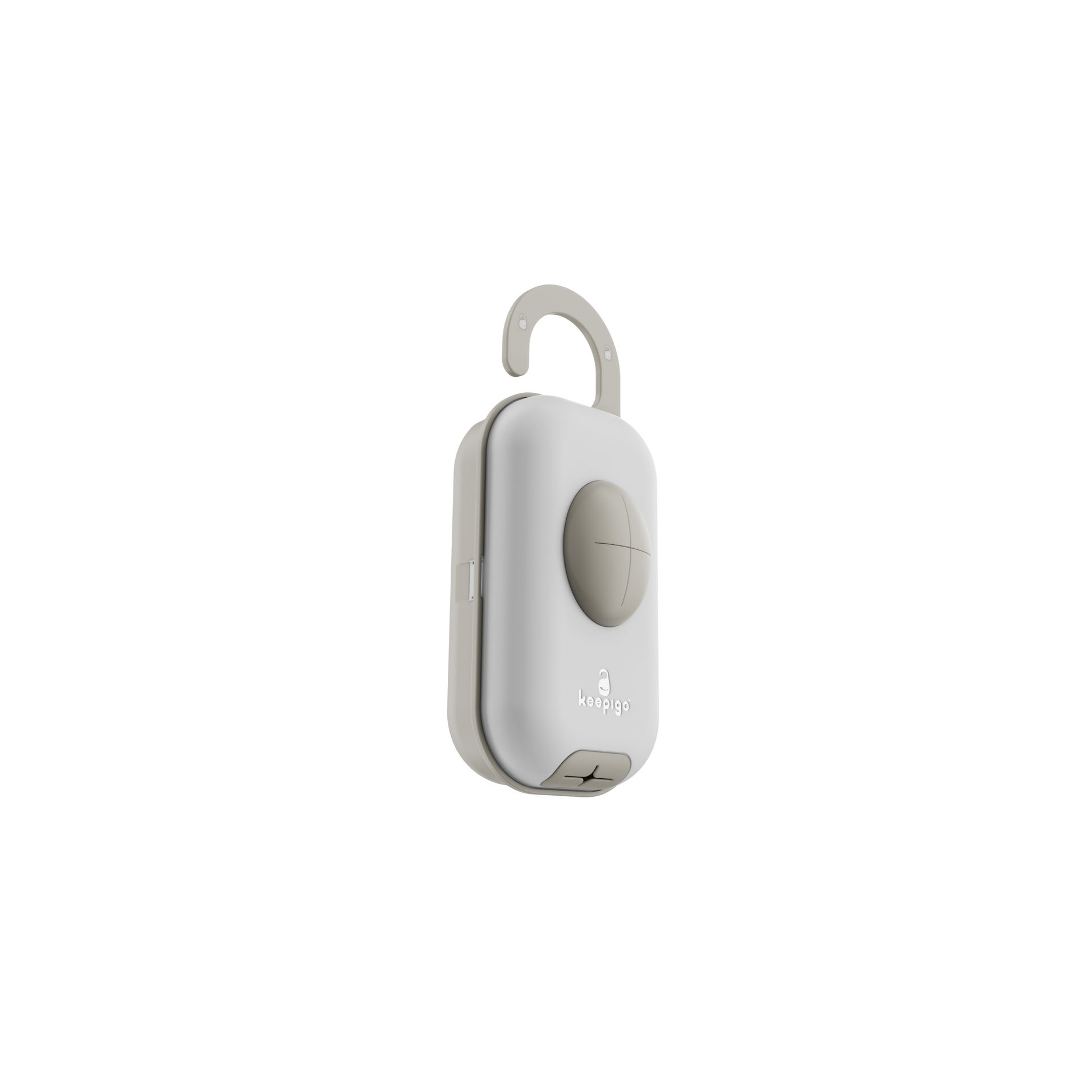 Keepigo beige, Diaper Bag Wipe Dispenser | 3-in-1 Portable Diaper Caddy Organizer, Baby Wipe Holder with Disposable Bags | Baby Essentials for Newborns, Toddlers, Travel & Baby Shower Gifts